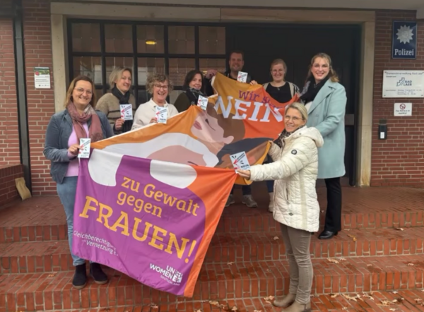 Bad Laer hisst die Flagge zum Internationalen Tag gegen Gewalt an Frauen