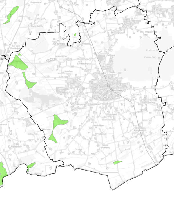 Windvorranggebiete Bad Laer