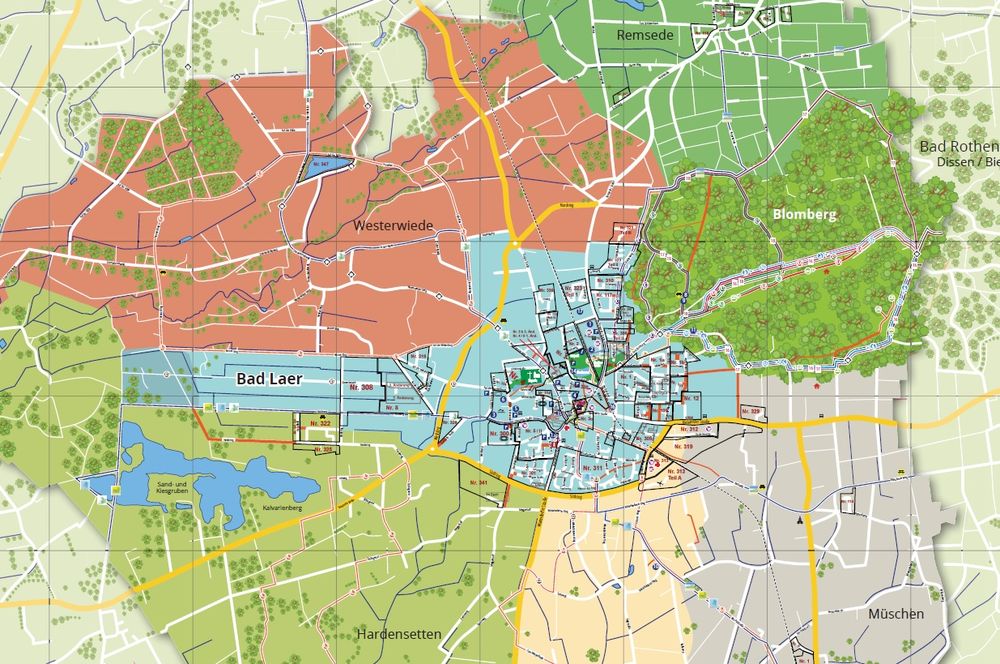 karte bad laer Bauleitplanung   Bad Laer